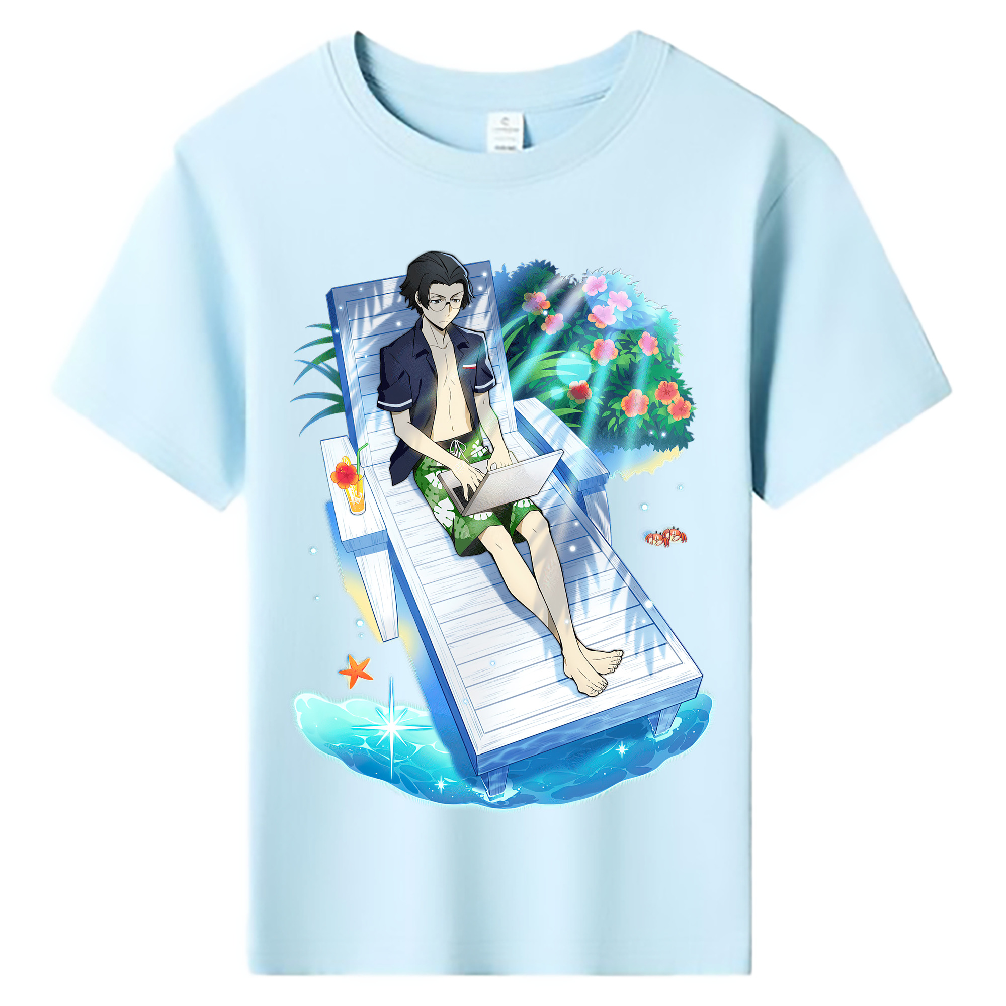 （画像用） 文豪ストレイドッグス Bungo Stray Dogs 綿100％キッズTシャツ（フロントプリント）